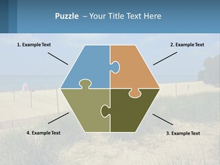 Michigan Volleyball Outdoors PowerPoint Template