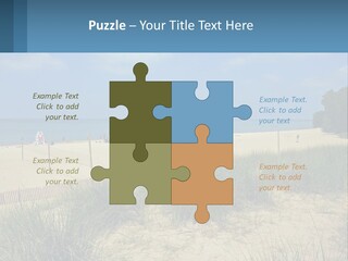 Michigan Volleyball Outdoors PowerPoint Template