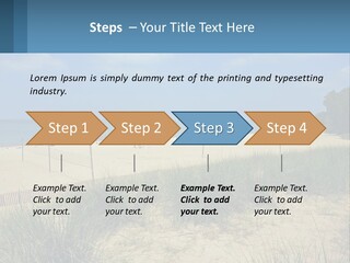Michigan Volleyball Outdoors PowerPoint Template