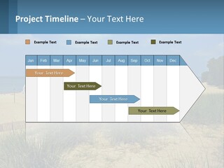 Michigan Volleyball Outdoors PowerPoint Template
