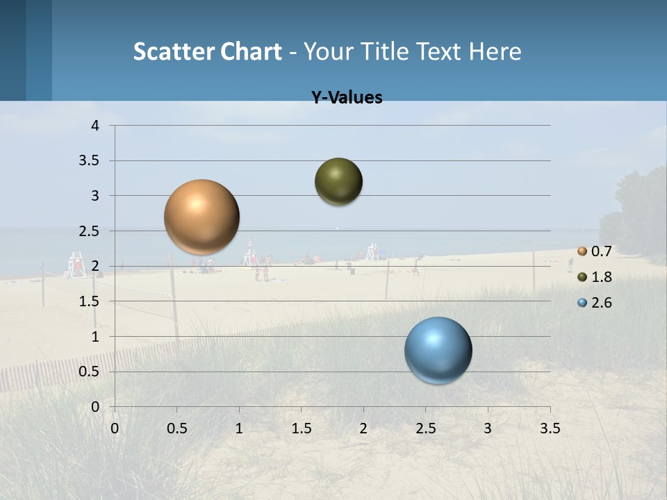 Michigan Volleyball Outdoors PowerPoint Template