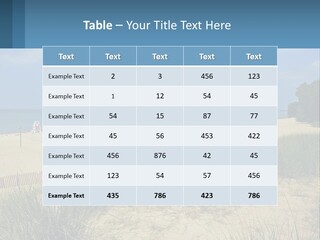 Michigan Volleyball Outdoors PowerPoint Template