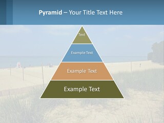 Michigan Volleyball Outdoors PowerPoint Template