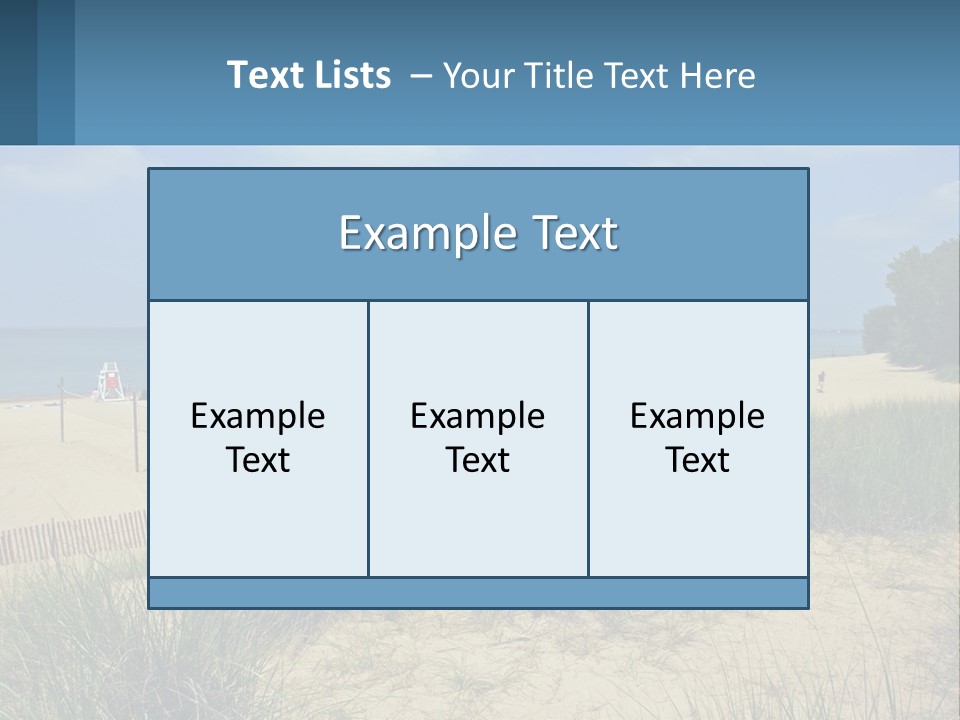 Michigan Volleyball Outdoors PowerPoint Template