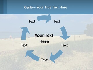 Michigan Volleyball Outdoors PowerPoint Template