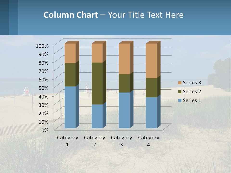 Michigan Volleyball Outdoors PowerPoint Template
