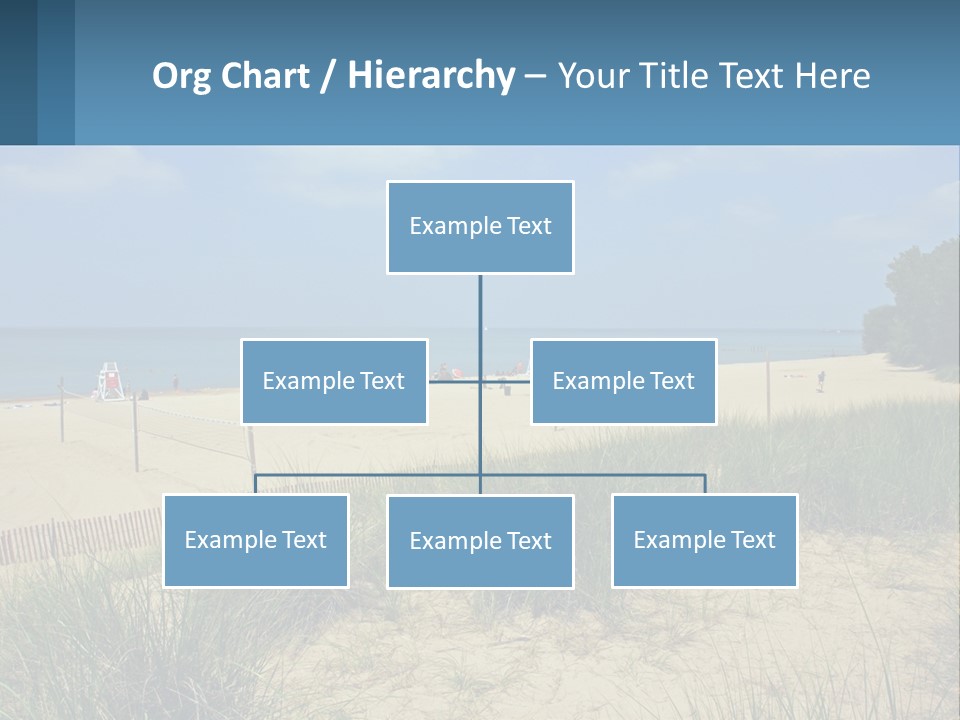 Michigan Volleyball Outdoors PowerPoint Template