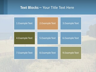 Michigan Volleyball Outdoors PowerPoint Template