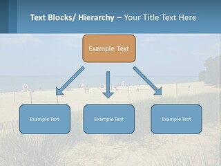 Michigan Volleyball Outdoors PowerPoint Template