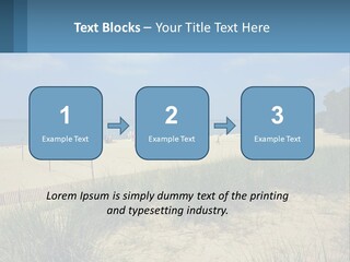Michigan Volleyball Outdoors PowerPoint Template