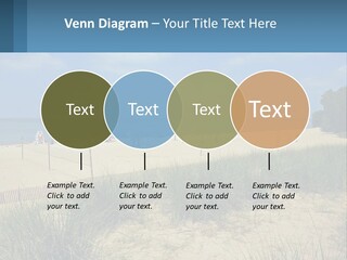 Michigan Volleyball Outdoors PowerPoint Template
