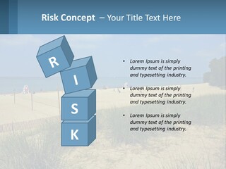 Michigan Volleyball Outdoors PowerPoint Template