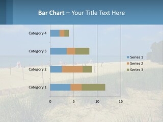 Michigan Volleyball Outdoors PowerPoint Template
