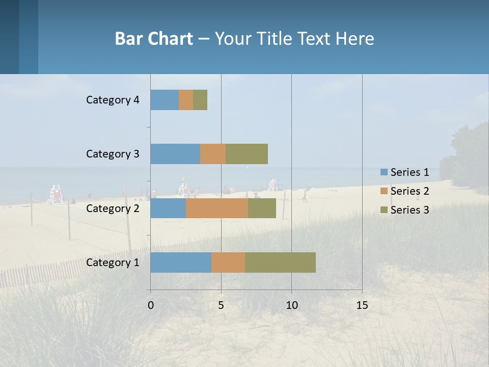 Michigan Volleyball Outdoors PowerPoint Template