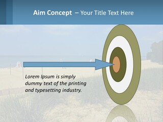 Michigan Volleyball Outdoors PowerPoint Template