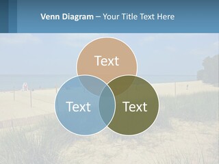 Michigan Volleyball Outdoors PowerPoint Template