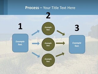Michigan Volleyball Outdoors PowerPoint Template