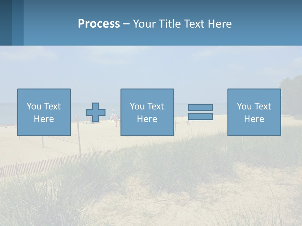 Michigan Volleyball Outdoors PowerPoint Template