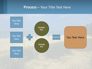 Michigan Volleyball Outdoors PowerPoint Template