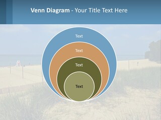 Michigan Volleyball Outdoors PowerPoint Template