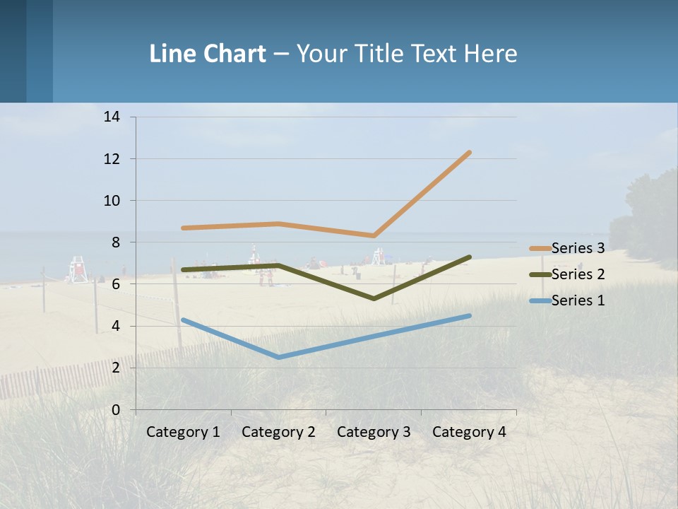 Michigan Volleyball Outdoors PowerPoint Template