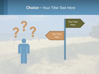 Michigan Volleyball Outdoors PowerPoint Template