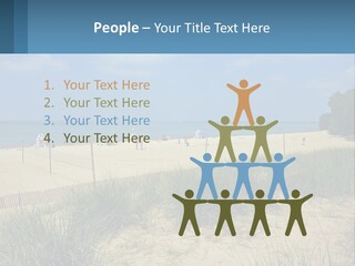 Michigan Volleyball Outdoors PowerPoint Template