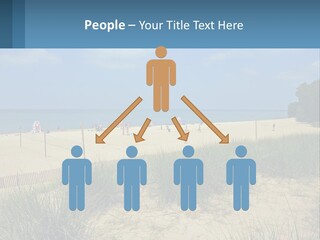 Michigan Volleyball Outdoors PowerPoint Template