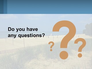 Michigan Volleyball Outdoors PowerPoint Template