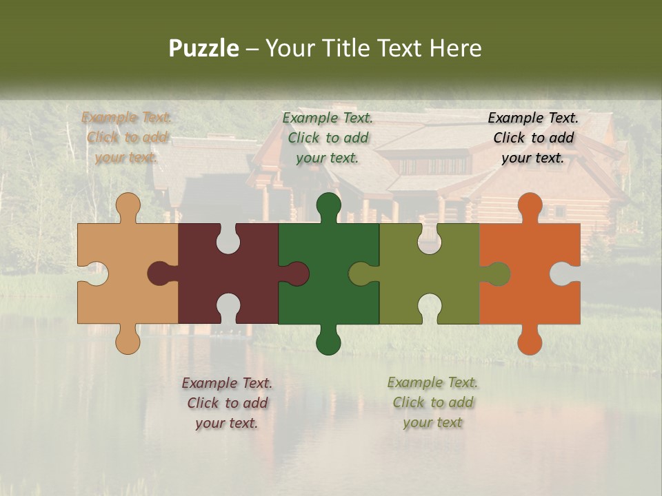 Loghome Modern Landscape PowerPoint Template