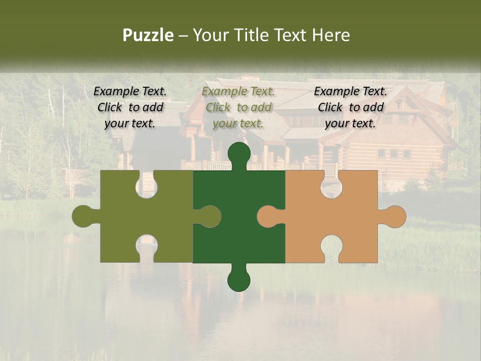 Loghome Modern Landscape PowerPoint Template