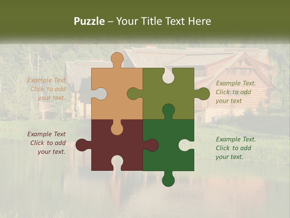 Loghome Modern Landscape PowerPoint Template