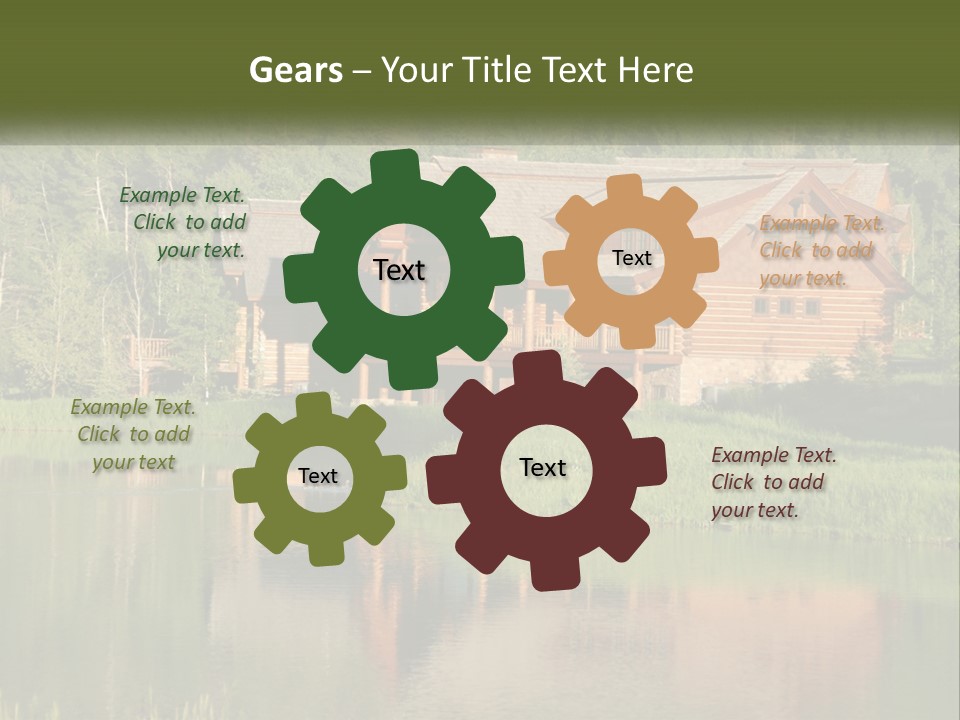 Loghome Modern Landscape PowerPoint Template