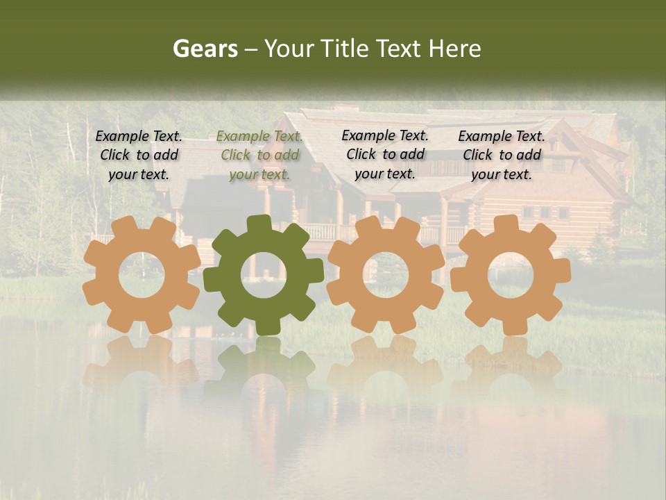 Loghome Modern Landscape PowerPoint Template