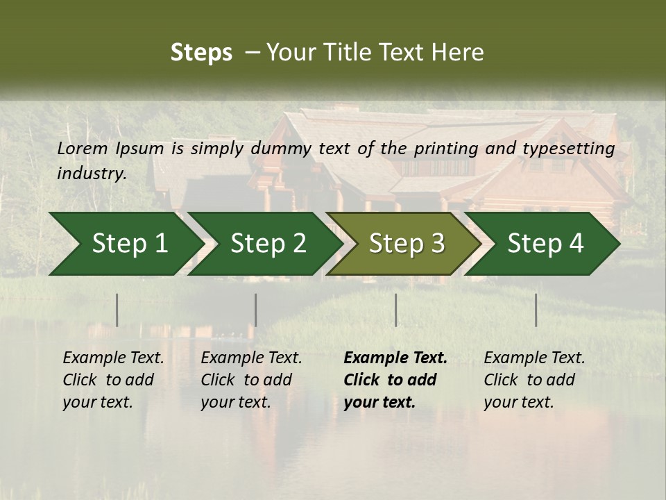 Loghome Modern Landscape PowerPoint Template