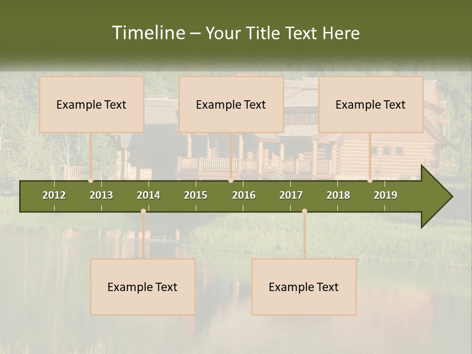 Loghome Modern Landscape PowerPoint Template