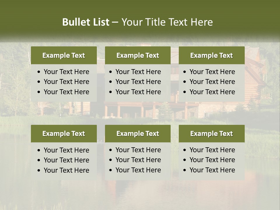 Loghome Modern Landscape PowerPoint Template