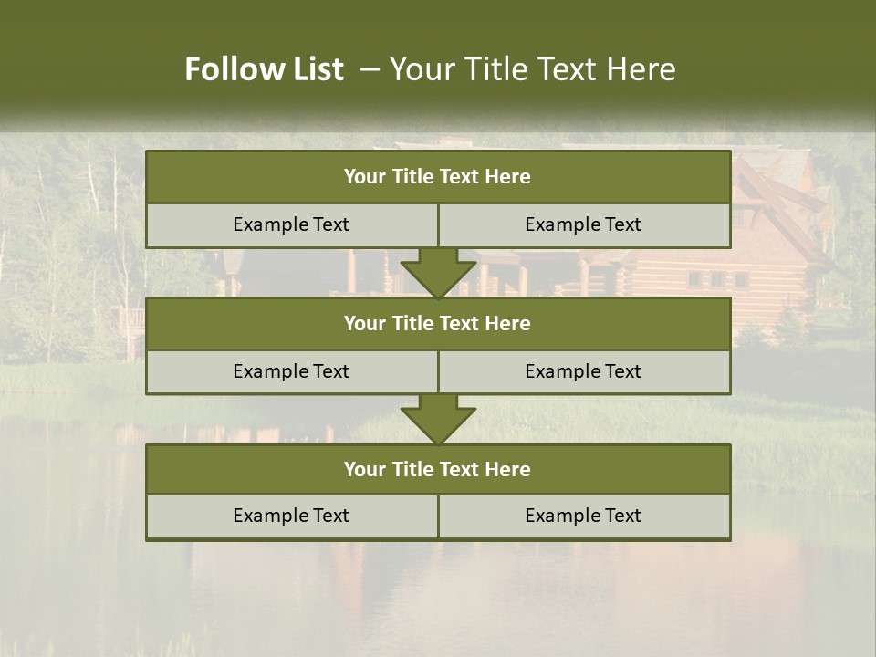 Loghome Modern Landscape PowerPoint Template