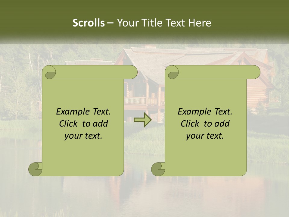 Loghome Modern Landscape PowerPoint Template