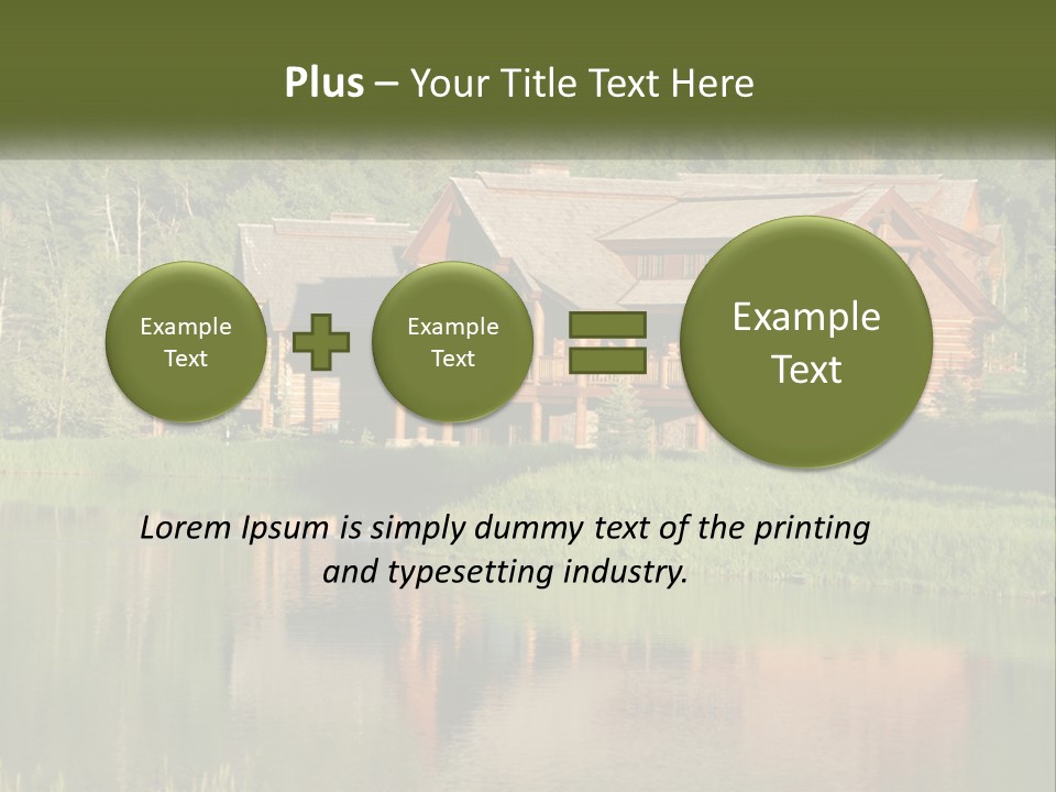 Loghome Modern Landscape PowerPoint Template