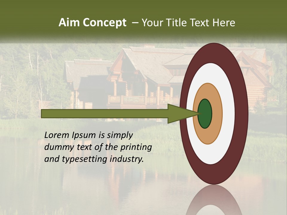 Loghome Modern Landscape PowerPoint Template