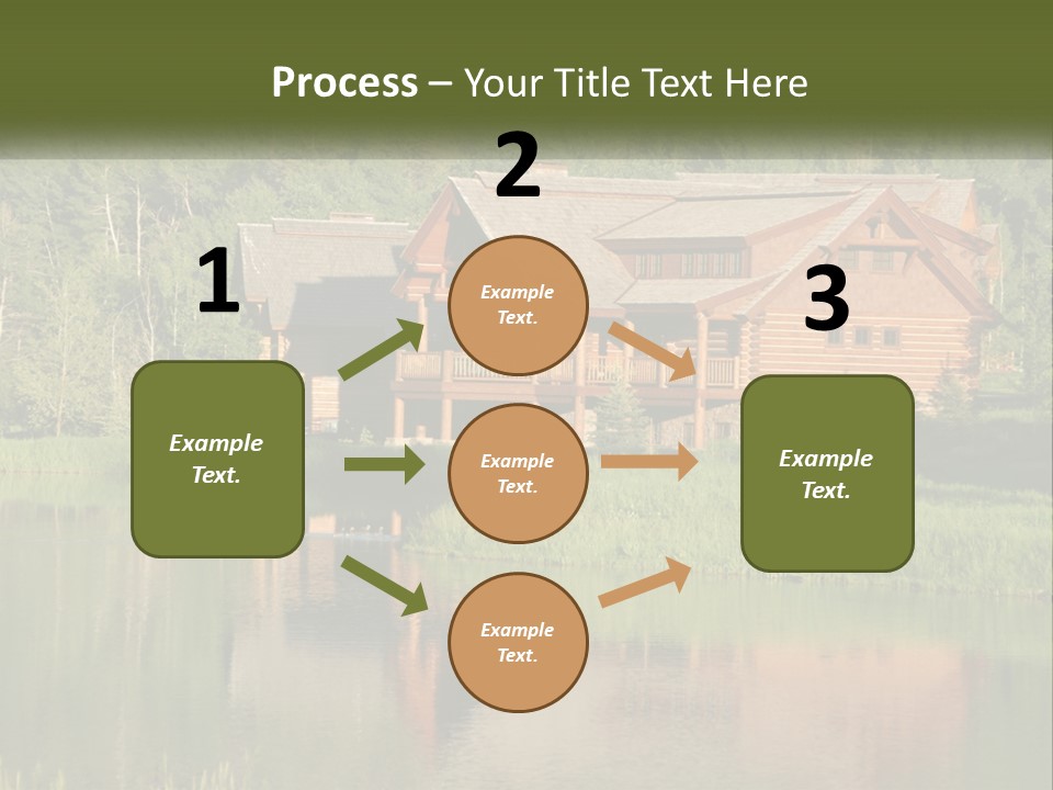 Loghome Modern Landscape PowerPoint Template