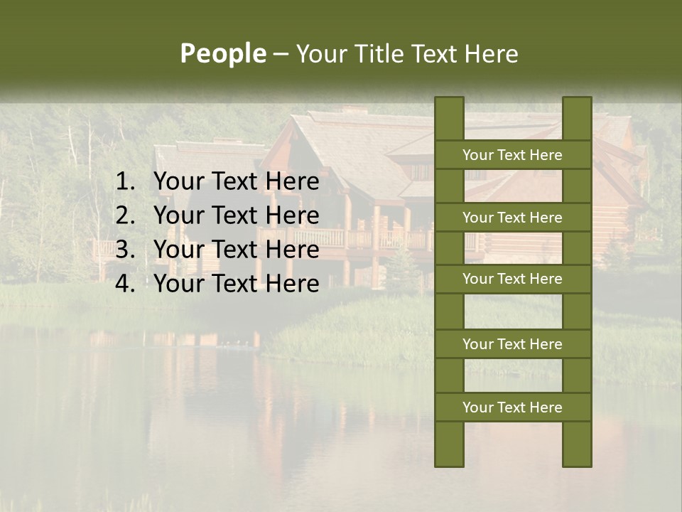 Loghome Modern Landscape PowerPoint Template
