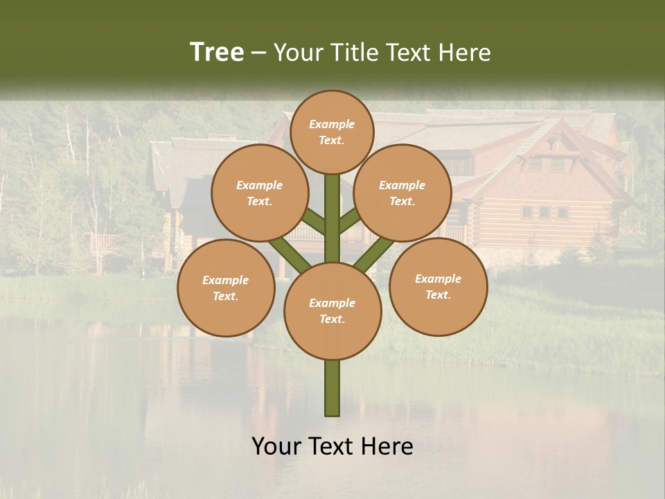 Loghome Modern Landscape PowerPoint Template