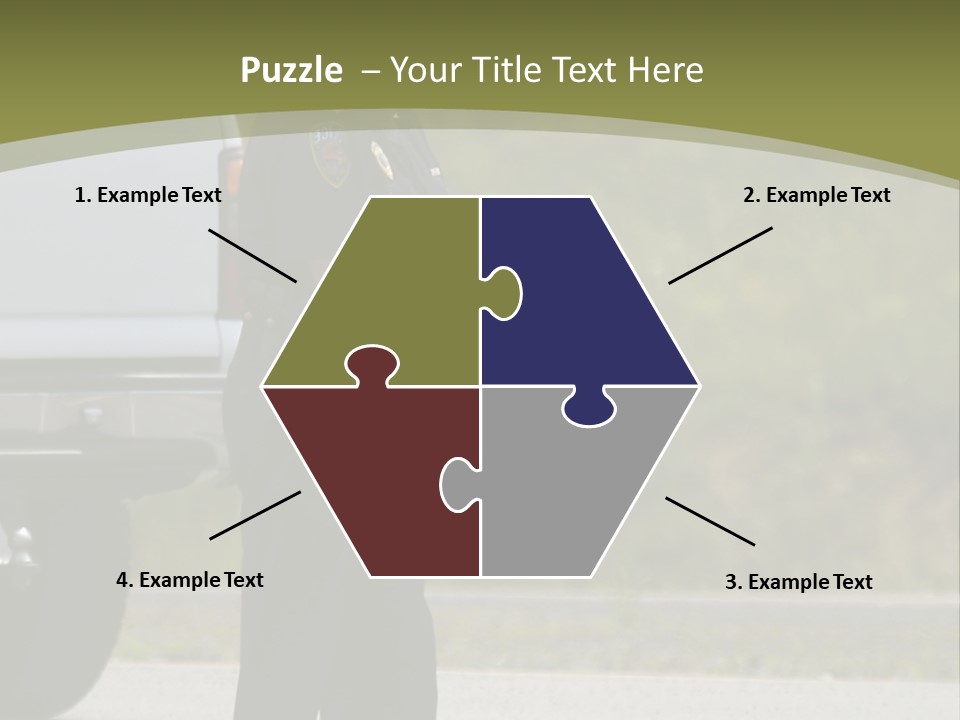 Tow Scared Auto PowerPoint Template