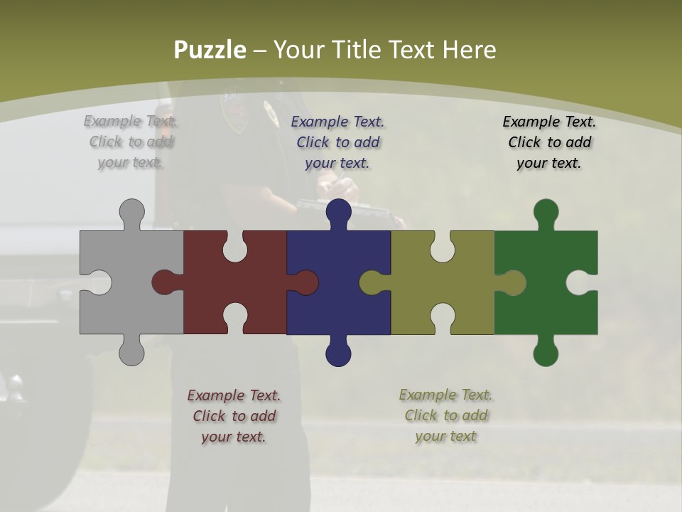 Tow Scared Auto PowerPoint Template