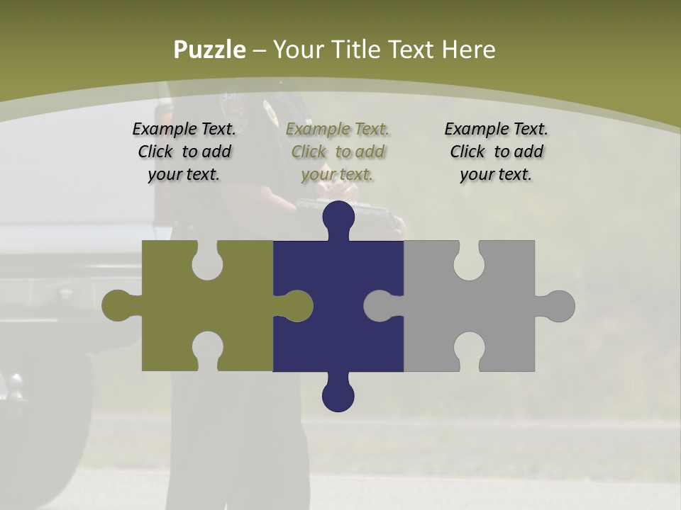 Tow Scared Auto PowerPoint Template