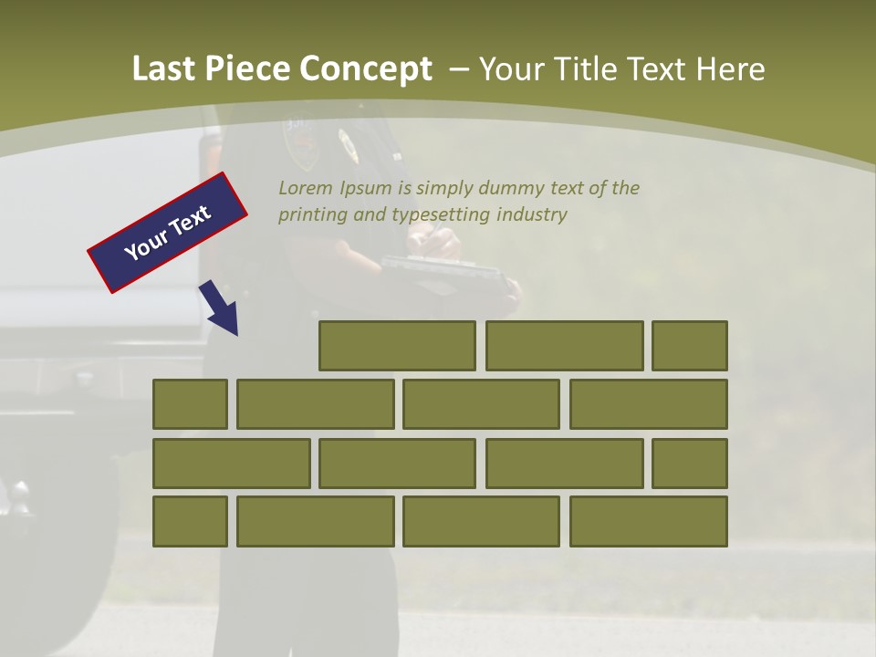 Tow Scared Auto PowerPoint Template