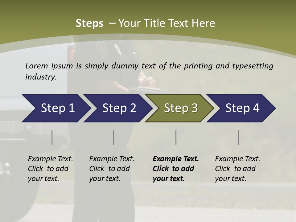Tow Scared Auto PowerPoint Template