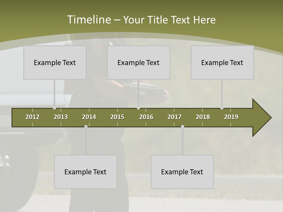 Tow Scared Auto PowerPoint Template